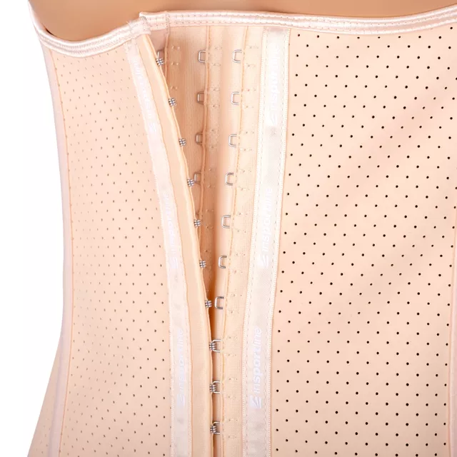 Gorset fitness na ramiączkach stabilizująco wyszczuplający inSPORTline Corsup - Czarny