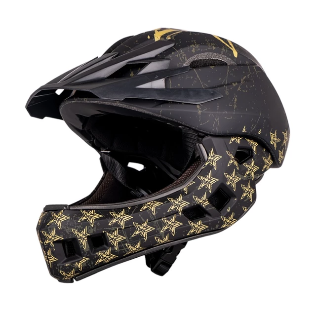 Kask Downhill na rower motor enduro zjazdowy W-TEC Delgada - Freestylowy błękit
