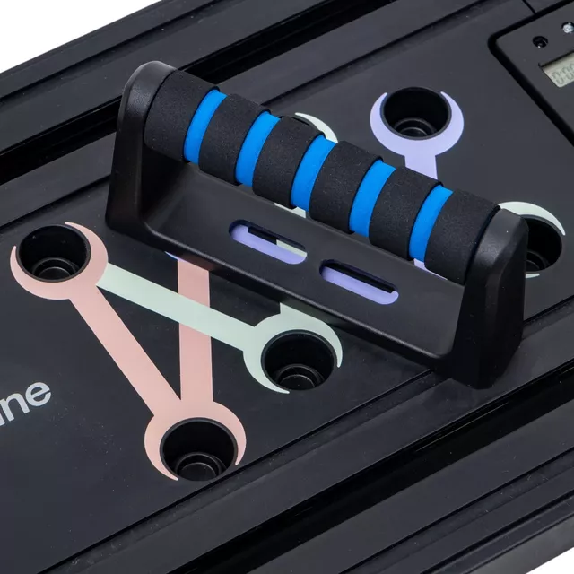 Wielofunkcyjna deska do pompek i pilatesu inSPORTline Pushap Zen ∙ z gumami oporowymi ∙ wielopozycyjna