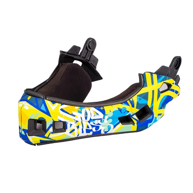 Kask Downhill na rower motor enduro zjazdowy W-TEC Delgada - Freestylowy błękit