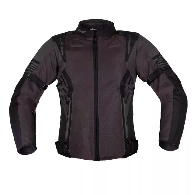 Letnia kurtka motocyklowa W-TEC Pelyes - szaro-fluo - Szary
