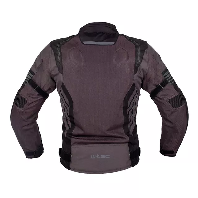 Letnia kurtka motocyklowa W-TEC Pelyes - szaro-fluo