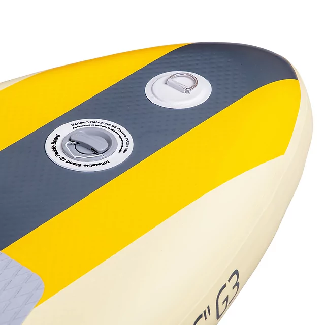 Paddleboard deska SUP z akcesoriami 350 cm inSPORTline WaveTrip 11'6" G3 - Żółty