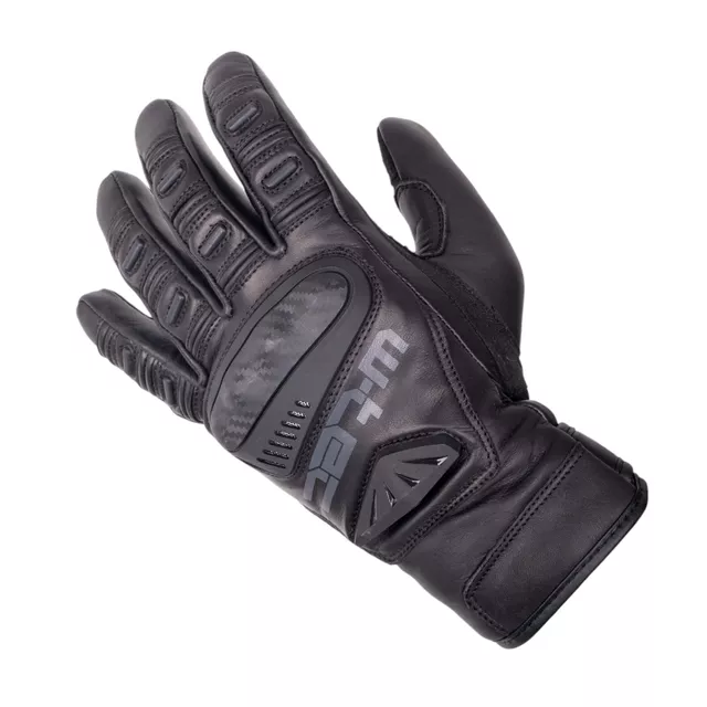Skórzane rękawice motocyklowe W-TEC Imoleto - Czarny