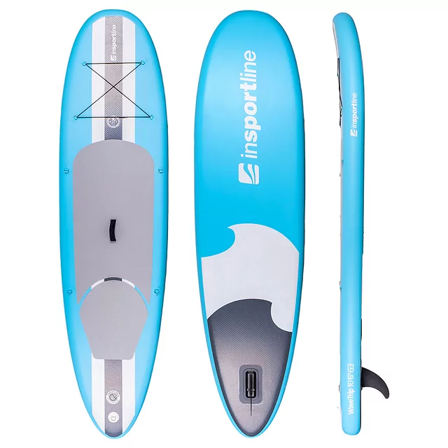 Paddleboard deska SUP z akcesoriami 320 cm inSPORTline WaveTrip 10'6" G3 - Żółty