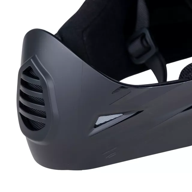 Kask downhillowy W-TEC Campanero US Flag ∙ zjazdowy ∙ full face/open face ∙ 17 otworów wentylacyjnych ∙ 2w1 ∙ skorupa ABS