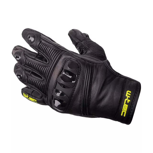 Skórzane rękawice motocyklowe W-TEC Monzeto - Czarny