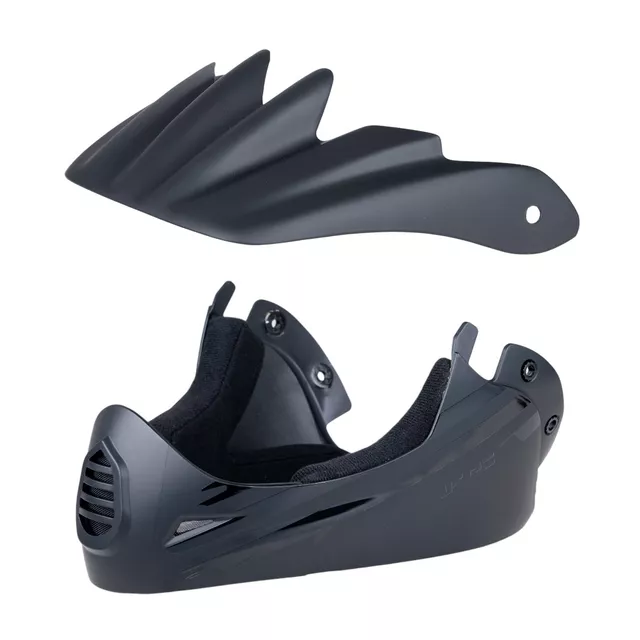 Kask downhillowy W-TEC Campanero US Flag ∙ zjazdowy ∙ full face/open face ∙ 17 otworów wentylacyjnych ∙ 2w1 ∙ skorupa ABS