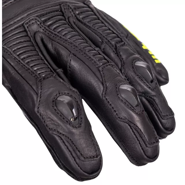 Skórzane rękawice motocyklowe W-TEC Monzeto - Czarny