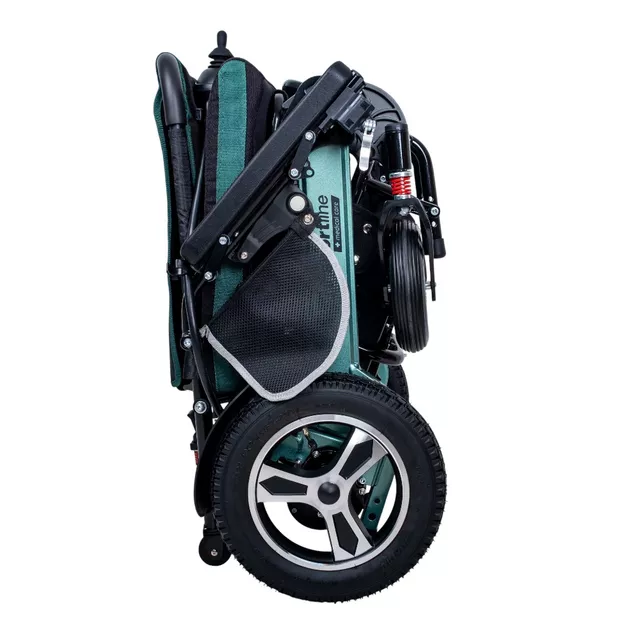 Składany wózek elektryczny / inwalidzki inSPORTline Hawkie II ∙ 700 W (2×350 W) ∙ sterowanie joystickiem ∙ lekka konstrukcja