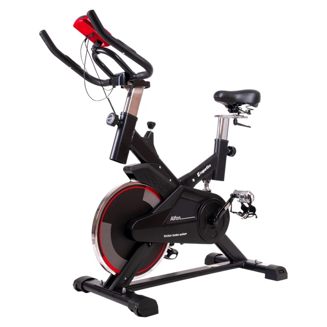 Rower treningowy spinningowy inSPORTline Alfan - Czarny