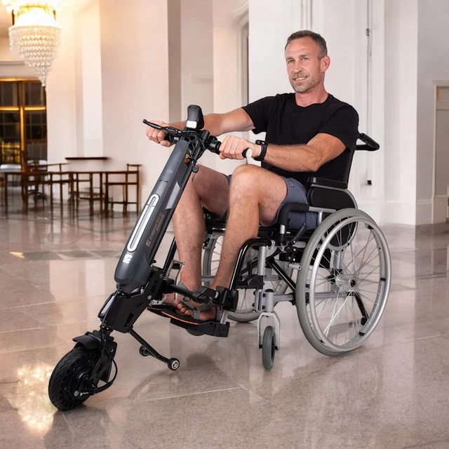 Napęd przystawka elektryczna do wózków inwalidzkich inSPORTline Oppatia