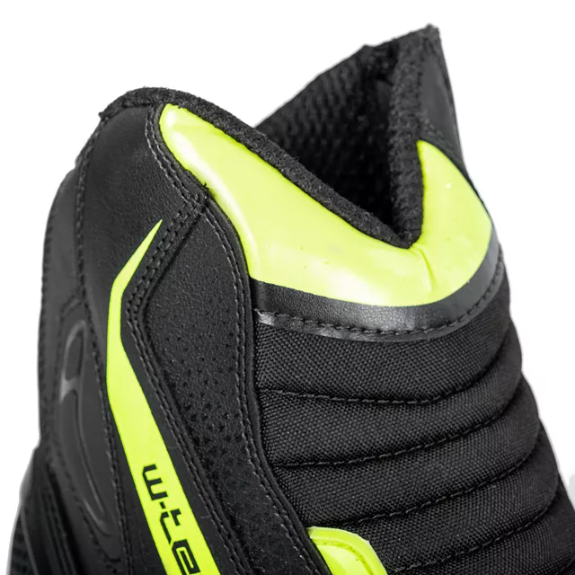 Męskie buty motocyklowe W-TEC GlamCE - Czarny-fluo żółty