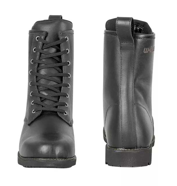 Męskie skórzane buty motocyklowe W-TEC Benga - Czarny