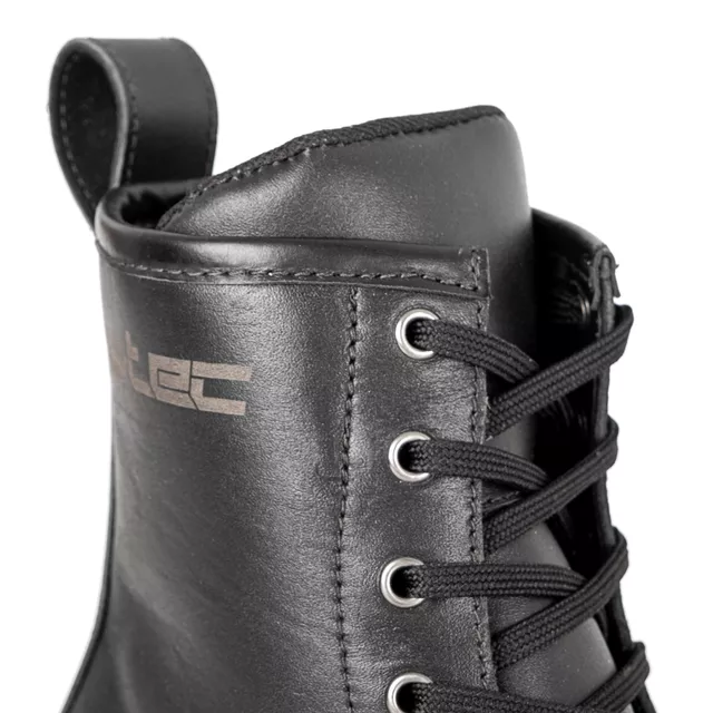 Męskie skórzane buty motocyklowe W-TEC Benga - Czarny