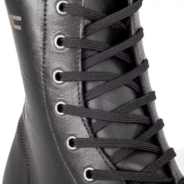 Męskie skórzane buty motocyklowe W-TEC Benga - Czarny