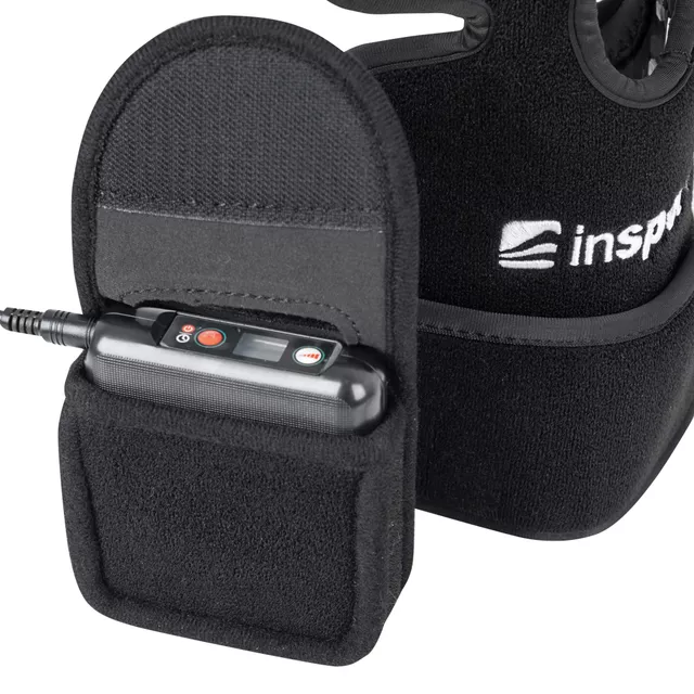 Opaska na kolano i łokieć z podczerwienią inSPORTline Infracor ∙ światło czerwone i NIR ∙ 64 LED ∙ timer 5-30 min ∙ regulacja na rzep ∙ regeneracja tkanek