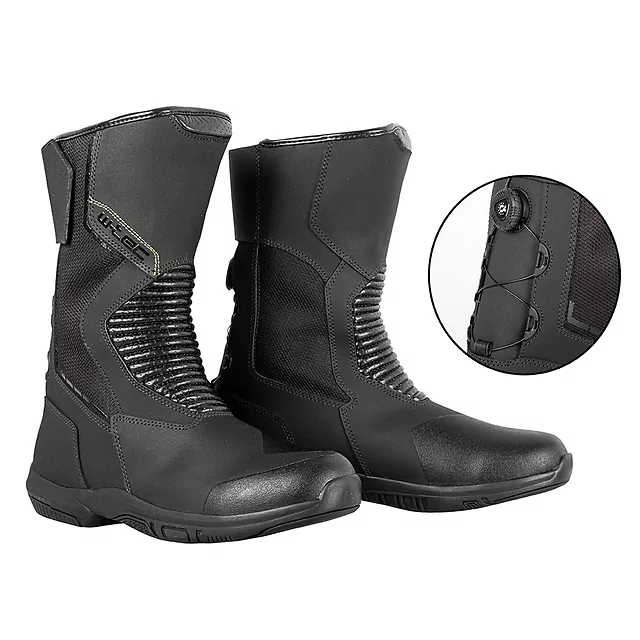 Męskie wysokie buty motocyklowe W-TEC Boarto - Czarny