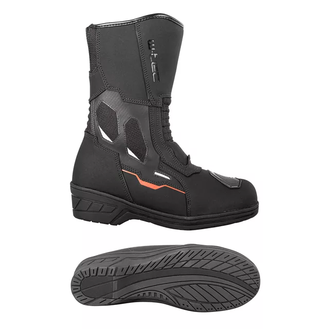 Damskie buty motocyklowe W-TEC Moanna - Czarno-czerwony