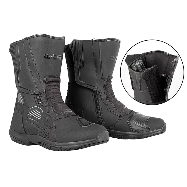 Męskie buty motocyklowe W-TEC Tixten - Czarny