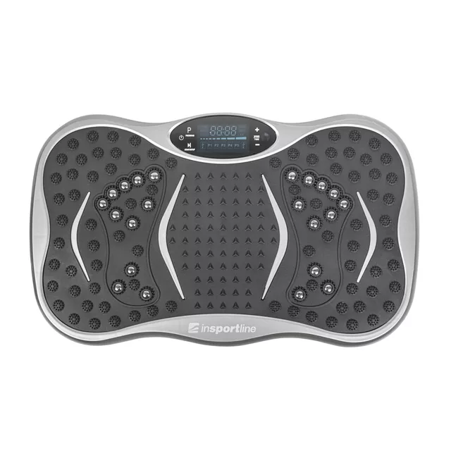 Platforma wibracyjna z linkami, głośnikiem, bluetooth inSPORTline Maviro - Grafitowy