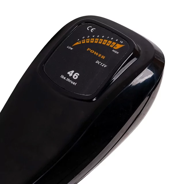 Elektryczny silnik zaburtowy inSPORTline A1001 ∙ uciąg 46 lb ∙ 492 W ∙ 12 V ∙ 8 biegów ∙ wskaźnik naładowania