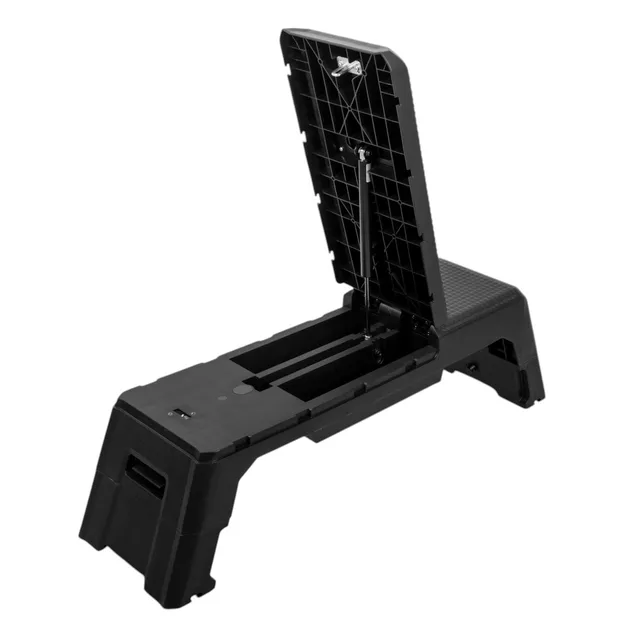 Step regulowany z funkcją ławki 2w1 inSPORTline AeroBench - Czarny
