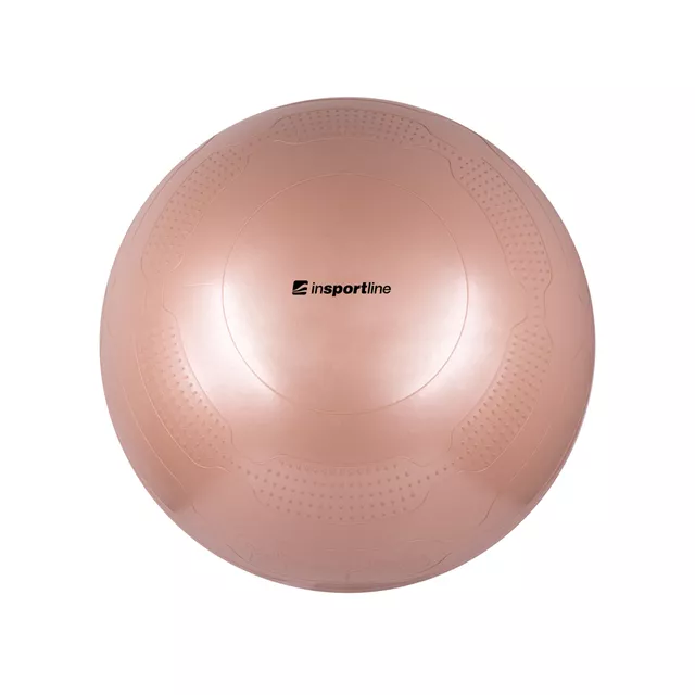Piłka gimnastyczna inSPORTline Stretch Ball 55 cm - mus mokka