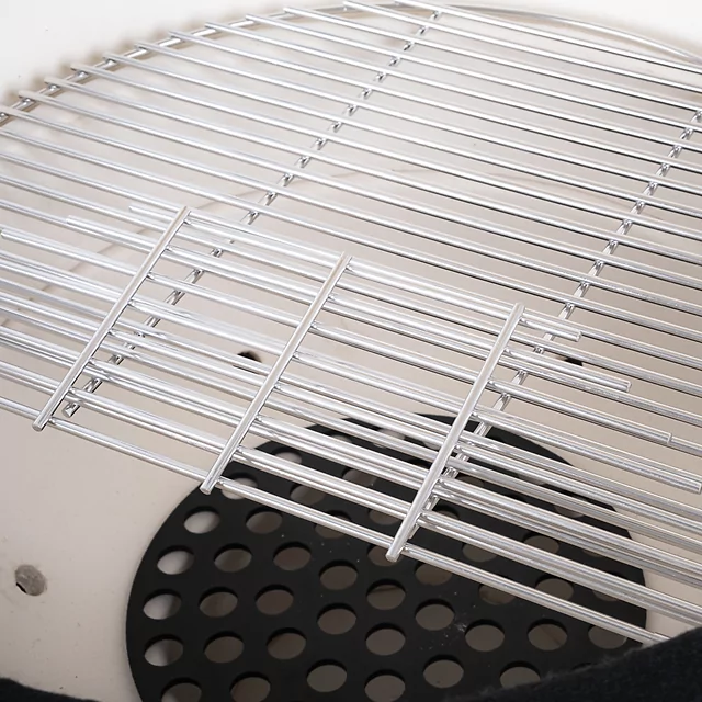 Ceramiczny grill kamado inSPORTline Pyrexo 24"∙ wbudowany termometr ∙ bambusowe półki boczne ∙ kółka transportowe ∙ pokrowiec ochronny