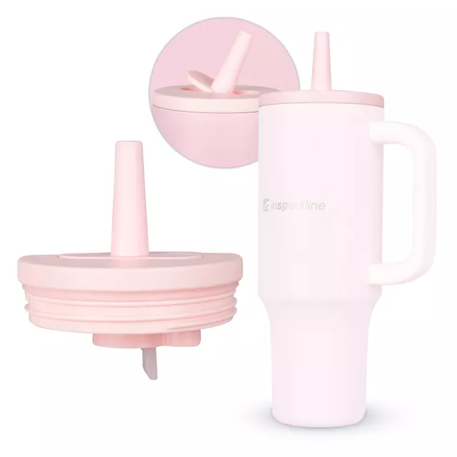 Pokrywka nakrętka wieczko do kubka temicznego inSPORTline Cocoanna 1200ml - Różowy - Różowy