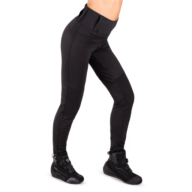 Damskie legginsy motocyklowe W-TEC Woposum - Czarny