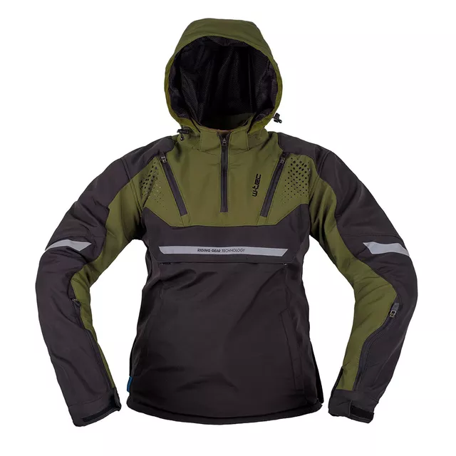 Męska softshellowa kurtka motocyklowa W-TEC Annorack - Czarny - khaki-czarny