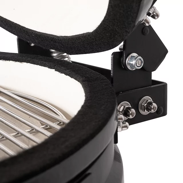 Ceramiczny grill kamado inSPORTline Pyrexo 21 ∙ bambusowe półki boczne ∙ zintegrowany termometr ∙ kółka transportowe