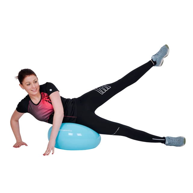 Trener równowagi do fitness inSPORTline Donut Ball - Niebieski