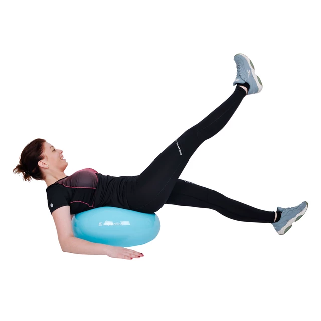 Trener równowagi do fitness inSPORTline Donut Ball - Niebieski