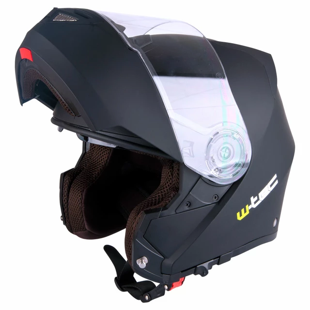 Kask motocyklowy szczękowy W-TEC Vexamo z blendą - Czarno-zielony