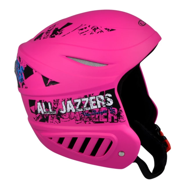 Kask narciarski WORKER Willy - Srebrny - Różowy