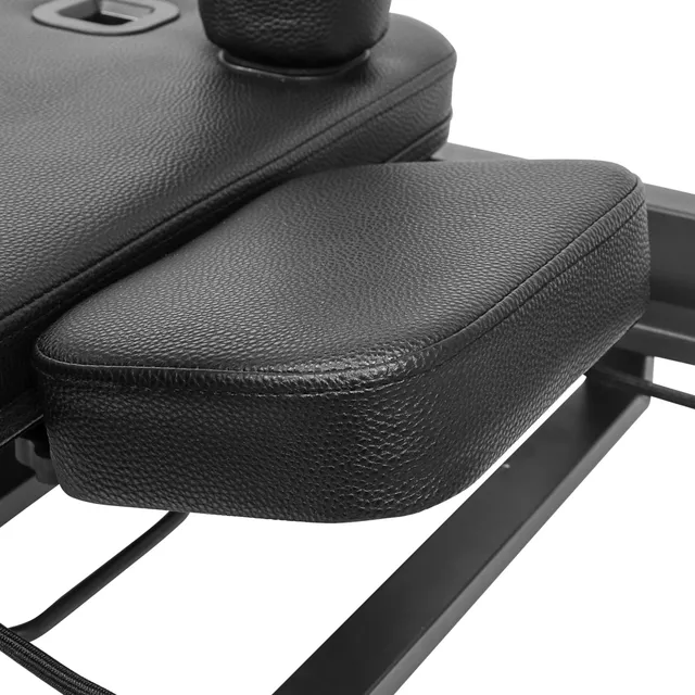 Reformer inSPORTline Auraler do pilatesu ∙ podwójny opór sprężynowy ∙ max wysokość 200 cm ∙ solidna konstrukcja ∙ podłokietniki regulowane ∙ składany