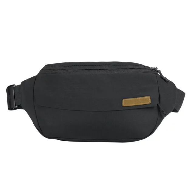 Nerka Ferrino Sync ∙ saszetka biodrowa ∙ wytrzymała Cordura ∙ waga 150 g ∙ oddychający panel 3D ∙ karabińczyk na klucze ∙ kieszenie organizacyjne - Czarny - Czarny