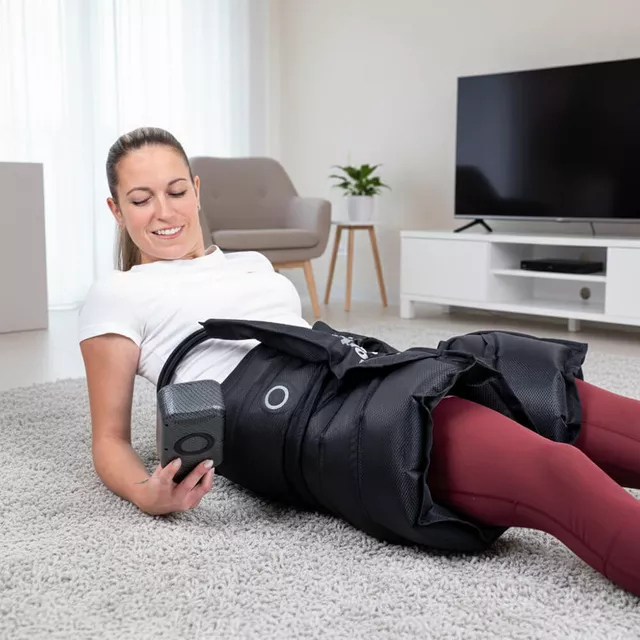 Kompresyjne spodenki masujące inSPORTline Complift ∙ 5 komór powietrznych ∙ 4 tryby masażu ∙ 6 stopni intensywności ∙ akumulator 90 min