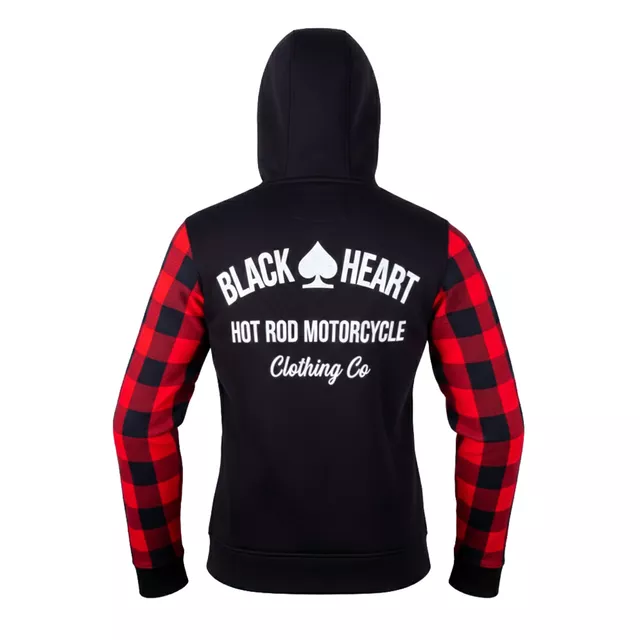 Damska bluza motocyklowa W-TEC Black Heart Ramforge Lady ∙ kieszenie na ochraniacze ∙ podszewka mesh ∙ regulowany kaptur ∙ elastyczne ściągacze