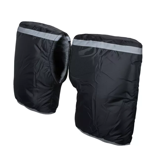 Mufki rękawice ocieplające na kierownice inSPORTline Glovara ∙ ocieplacze dłoni ∙ ciepłe futerko ∙ wodoodporne ∙ wiatroszczelne ∙ elementy odblaskowe