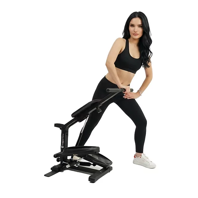 Stepper wielofunkcyjny inSPORTline Astario ∙ nośność 110 kg ∙ składana konstrukcja ∙ regulacja kąta ∙ monitorowanie kalorii ∙ domowy trening
