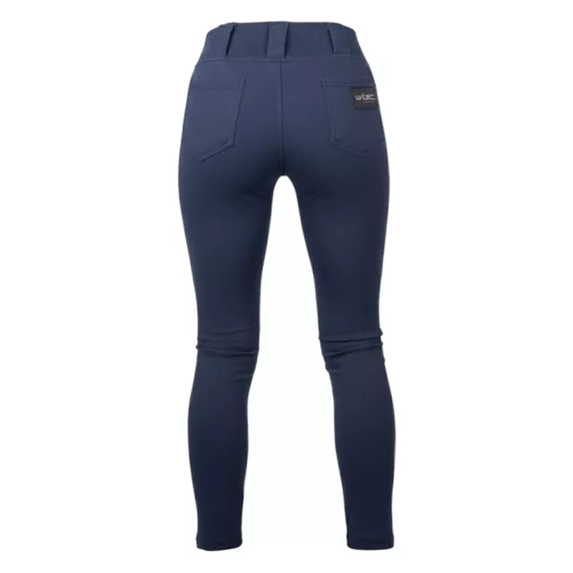 Legginsy motocyklowe damskie W-TEC Lukrecia Base Blue ∙ ochraniacze CE level 2 ∙ wysoki pas ∙ elastyczny stretch ∙ kieszenie z przodu i z tyłu ∙ zdejmowane ochraniacze ∙ miejski styl - Niebieski
