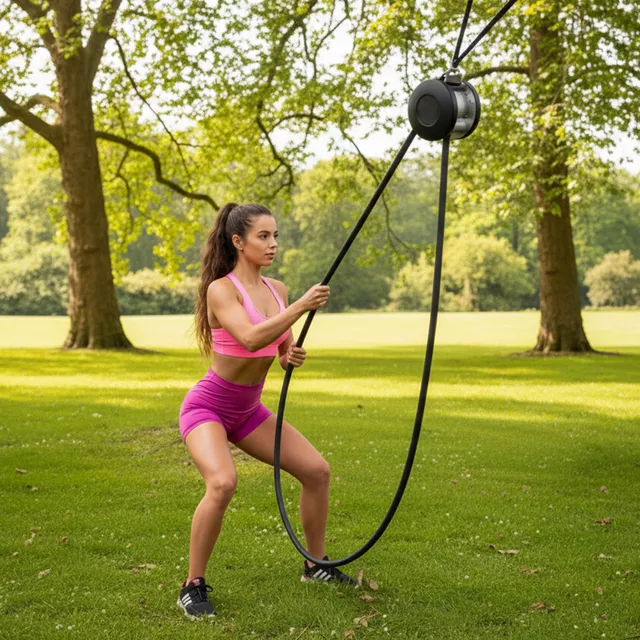 Niekończąca się lina oporowa treningowa inSPORTline Endlesso Pro