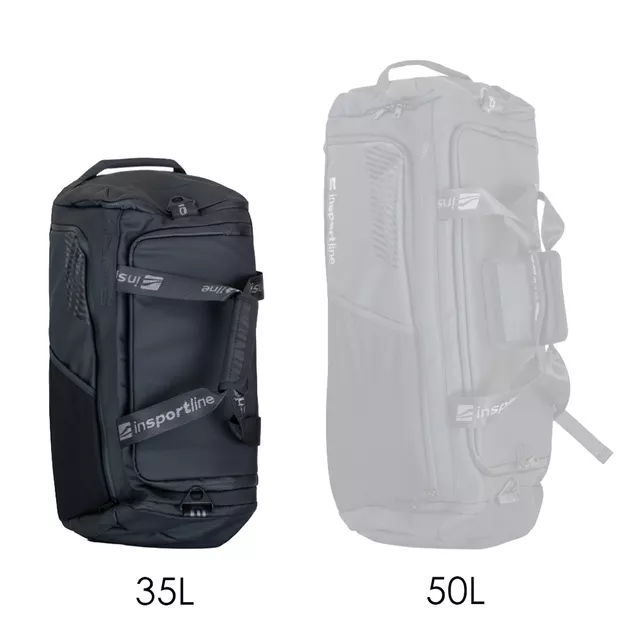 Wielofunkcyjna torba sportowa inSPORTline Cavesso 35L ∙ wodoodporna ∙ 2w1 z funkcją plecaka ∙ komora na laptopa ∙ oddzielna na buty ∙ zamek szyfrowy