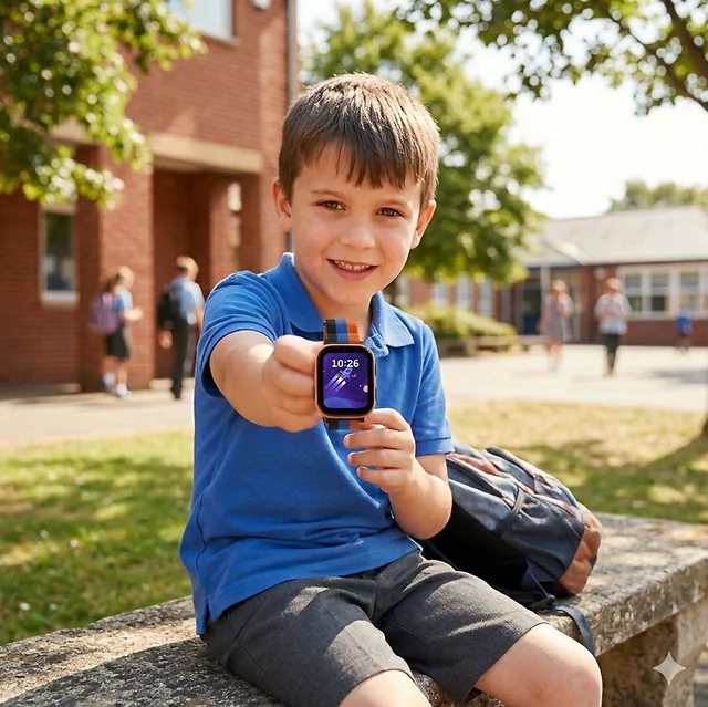 Smartwatch dziecięcy inSPORTline Cubbio ∙ wymienne ramki ∙ śledzenie GPS ∙ przycisk SOS ∙ połączenia głosowe ∙ IP 67 ∙ karta SIM