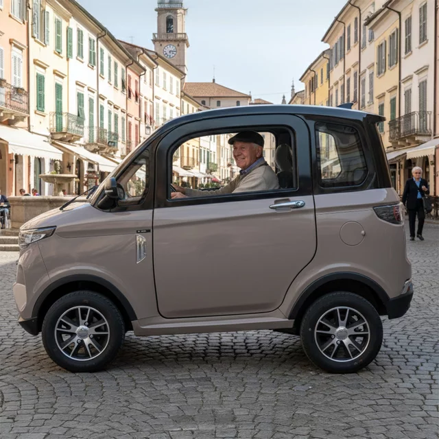Czterokołowiec elektryczny W-TEC Tuligo ∙ 2-osobowy ∙ prędkość 45 km/h ∙ zasięg 80 km ∙ kamera cofania ∙ dach panoramiczny