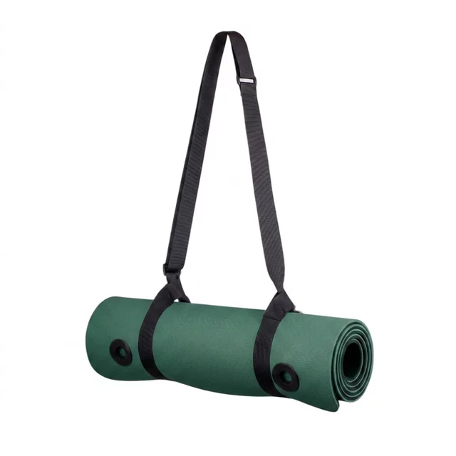 Mata do ćwiczeń inSPORTline Kikami 180x61x0,8 cm ∙ z otworami do zawieszenia ∙ antypoślizgowa ∙ z paskiem transportowym ∙ odporna na pot i wodę