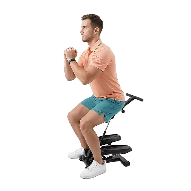 Stepper wielofunkcyjny inSPORTline Astario ∙ nośność 110 kg ∙ składana konstrukcja ∙ regulacja kąta ∙ monitorowanie kalorii ∙ domowy trening